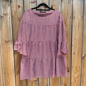 Zara gingham mini dress